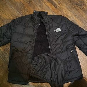 ✨like new! Reversible fleece THE NORTH FACE jacket! Boys 12